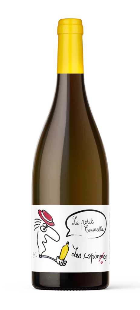 Bouteille Le Petit Courselle « Copines », vin blanc